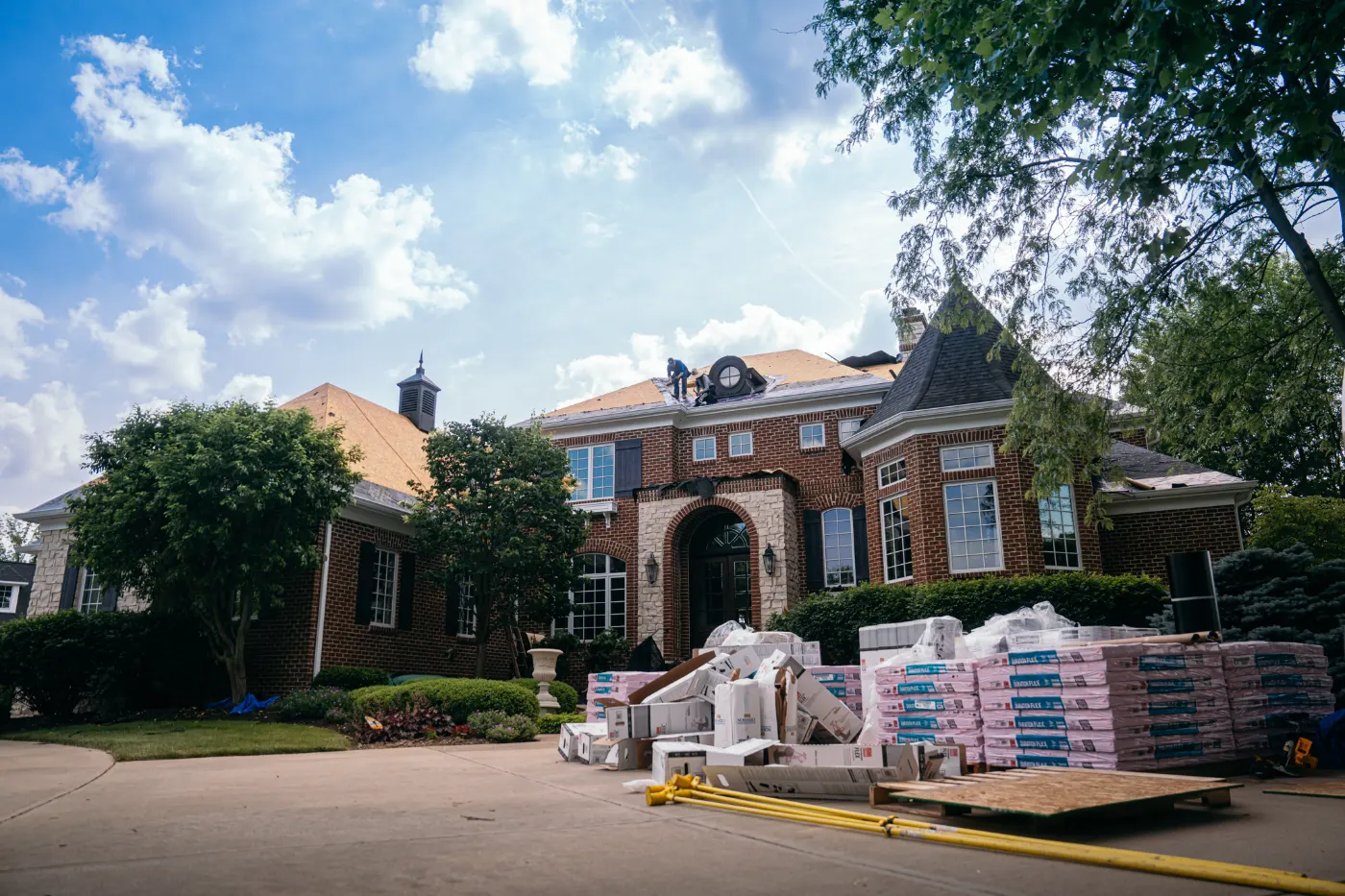 Commercial roof inspection documented in Brendonwood
